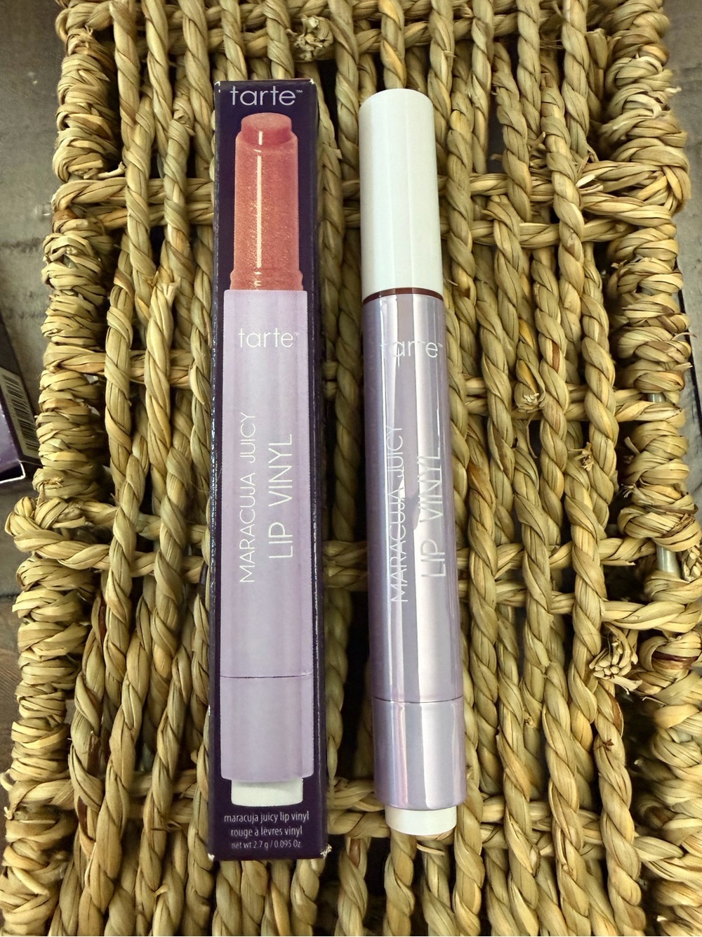 Tarte Maracuja Juicy Lip Vinyl Shimmering Rose 2.7g / 0.095 oz NIB